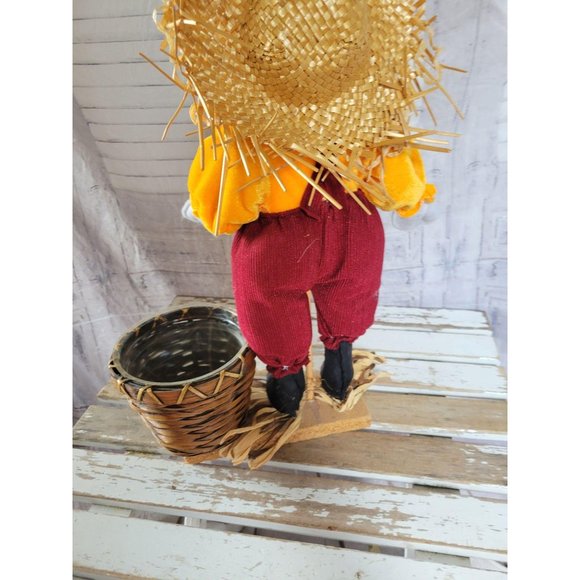 Scarecrow baskets Thanksgiving fall country folk a - Picture 5 of 7